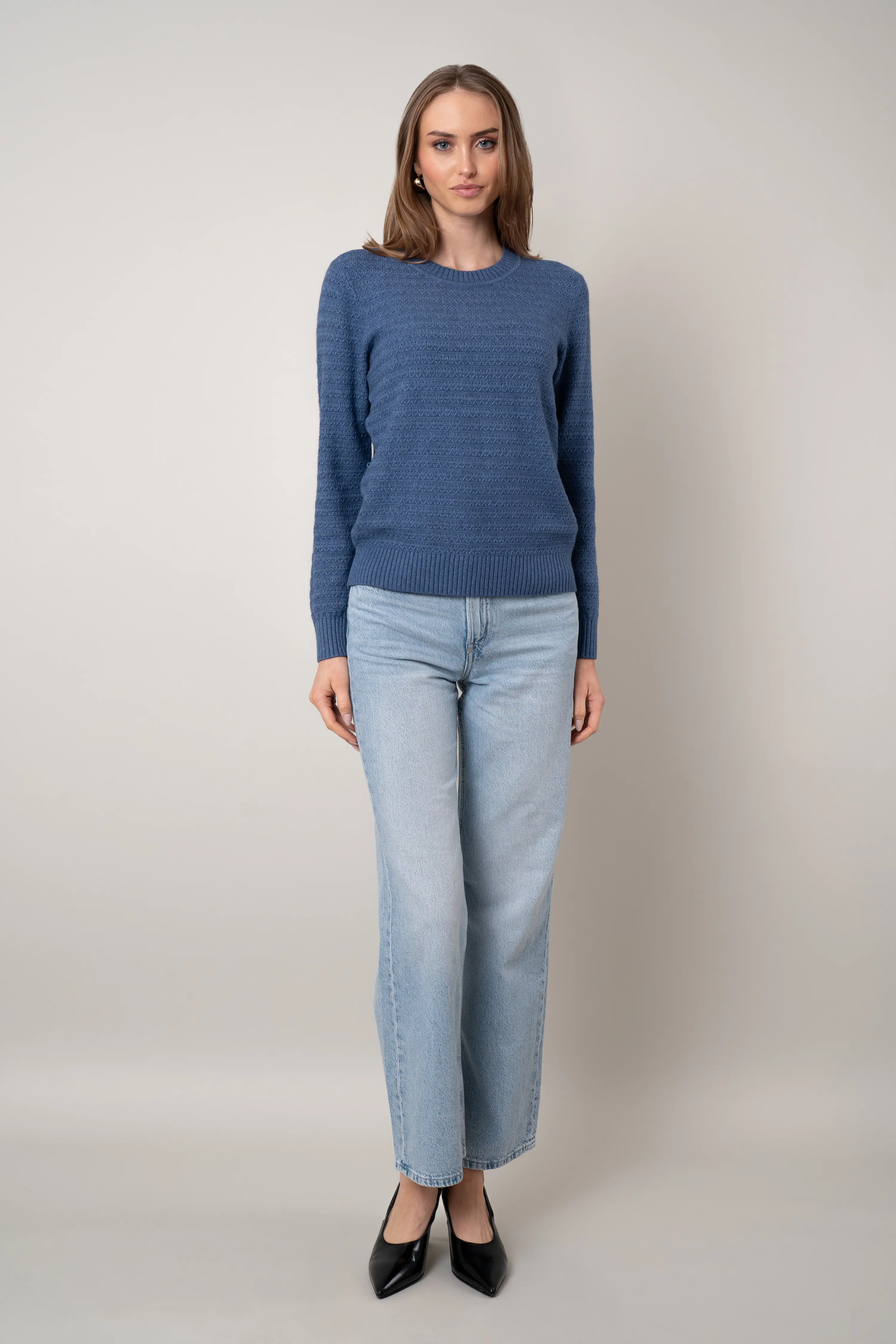 The Textured Crewneck Pullover - Image 2