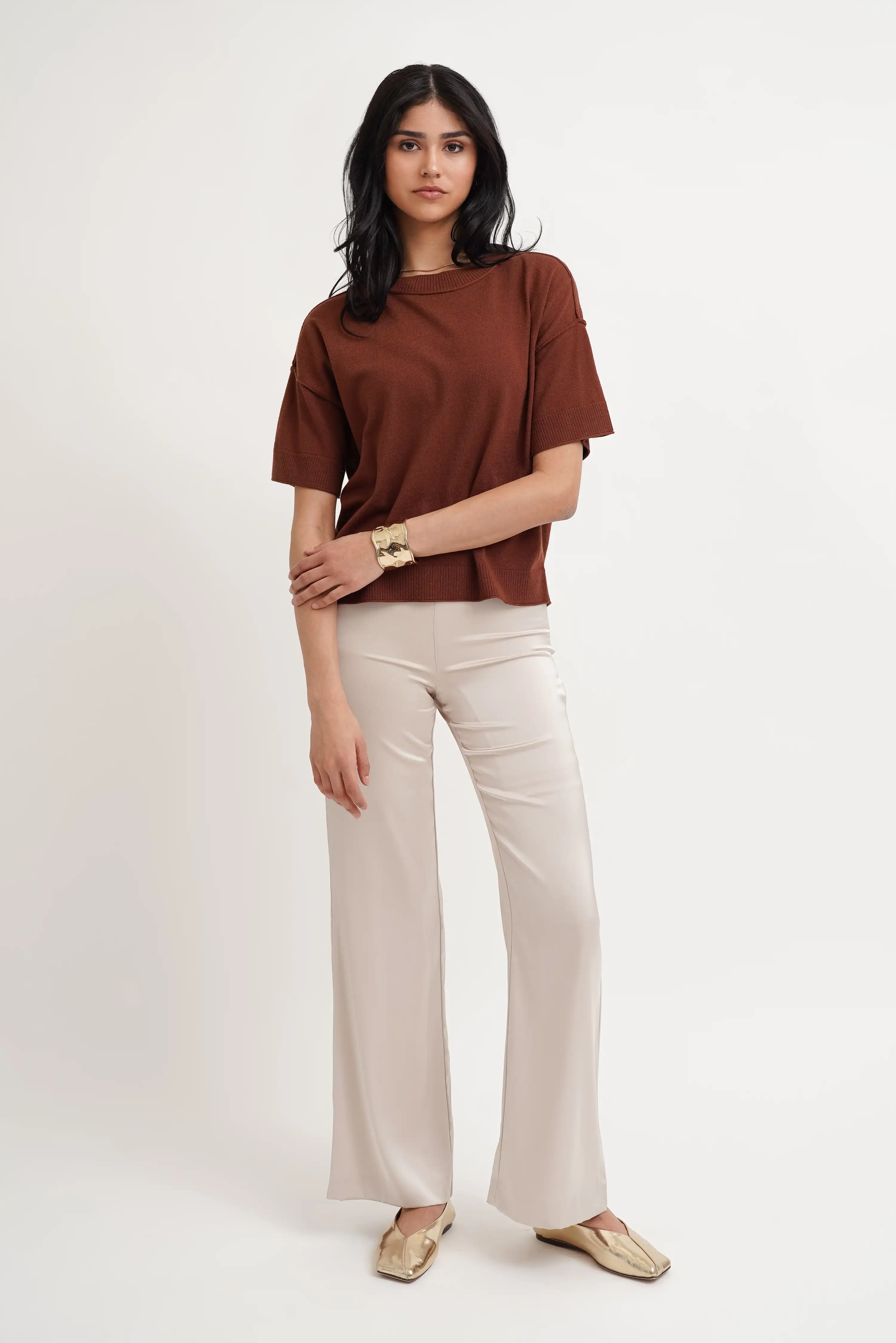 The Modern Boxy Knit Tee - Image 2