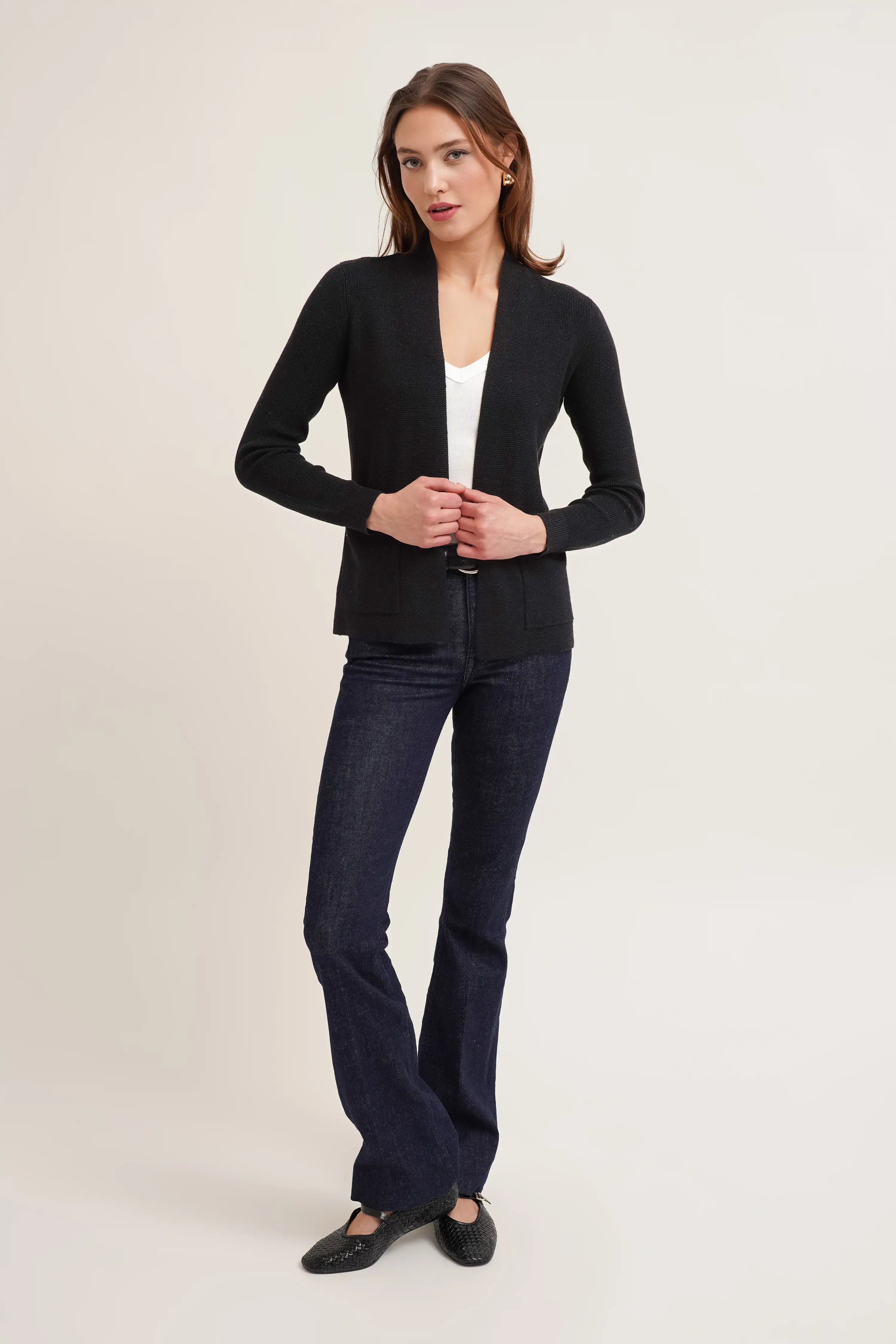 The Soft Structure Pocket Open Cardigan - Image 2