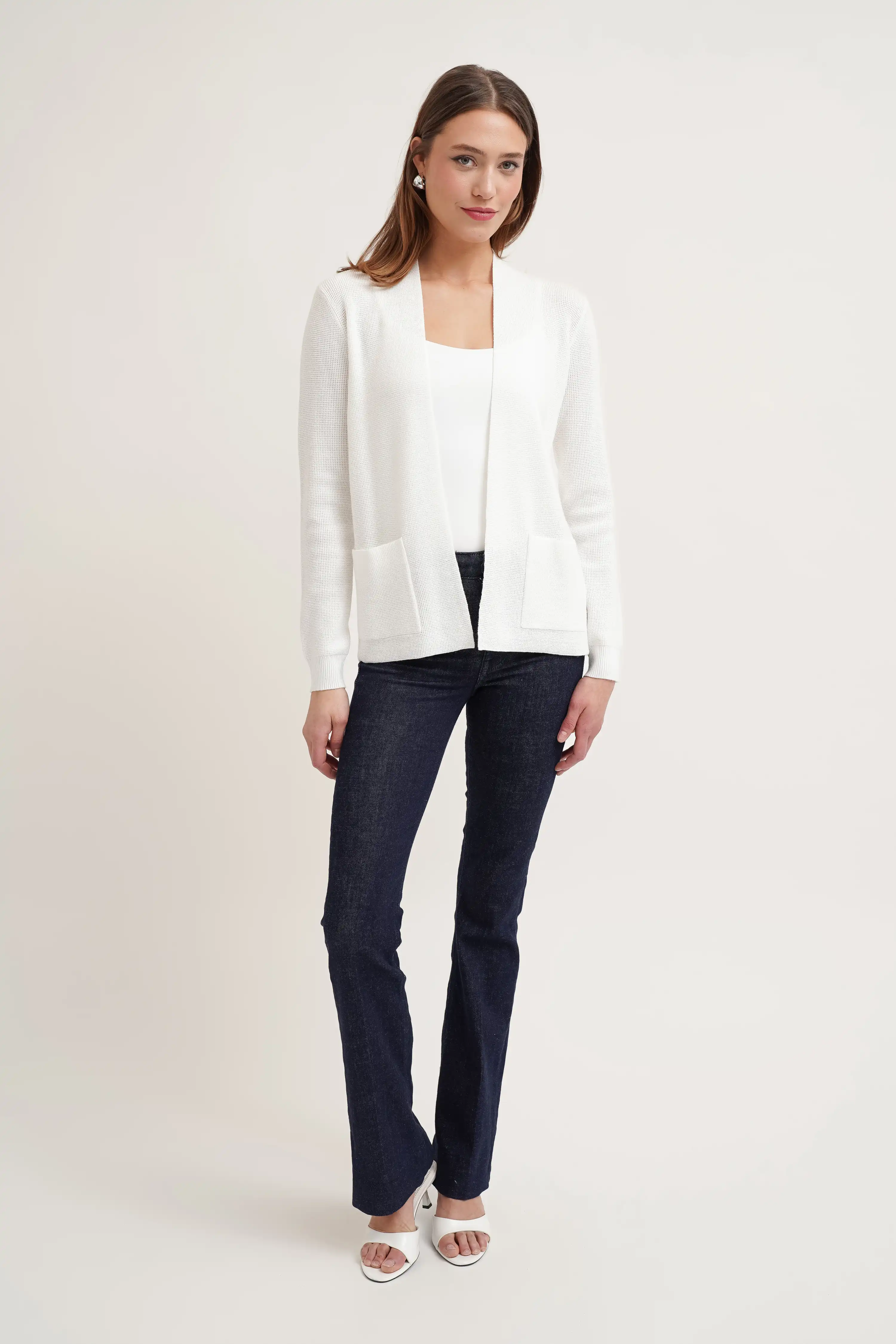 The Soft Structure Pocket Open Cardigan - Image 3