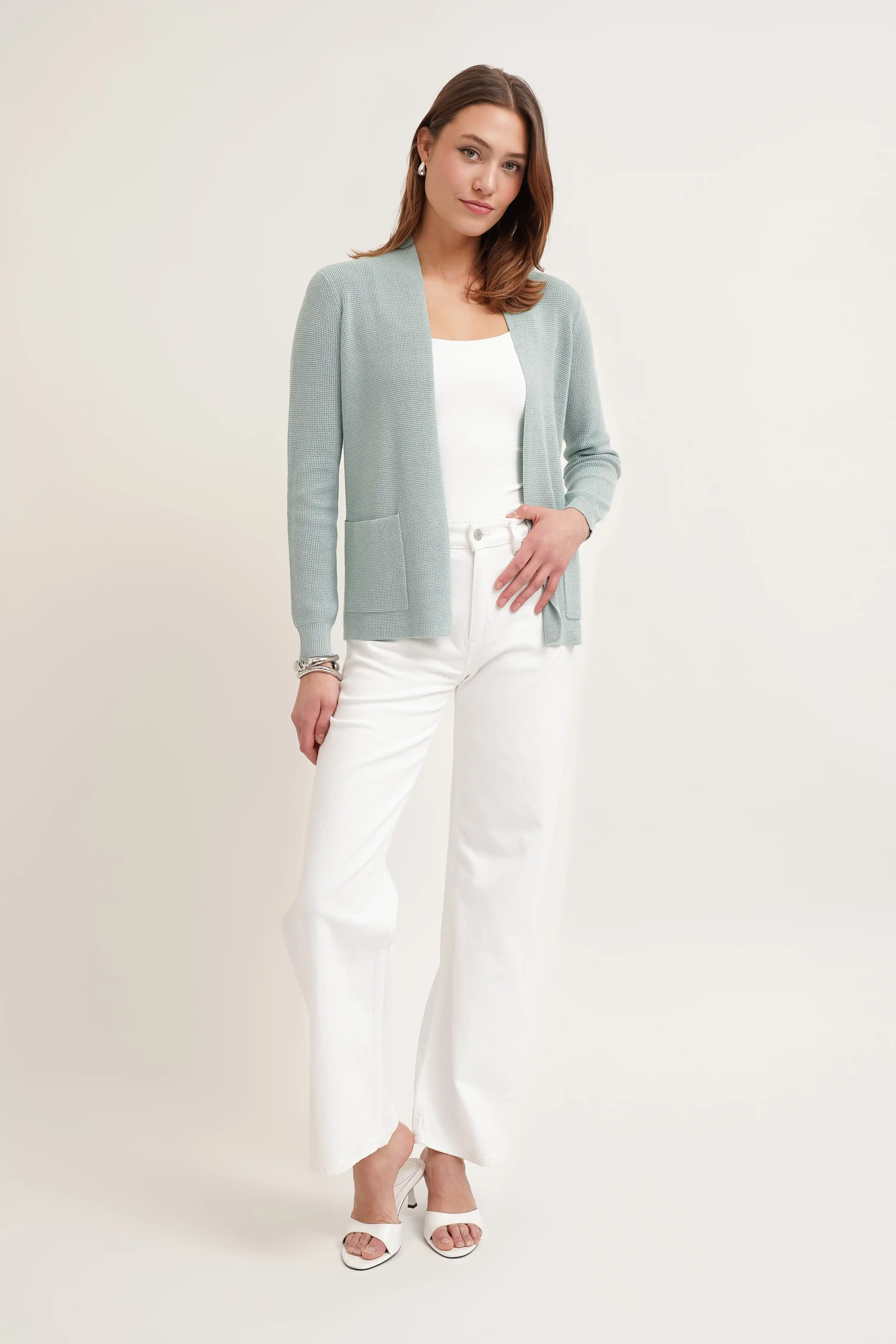 The Soft Structure Pocket Open Cardigan - Image 5