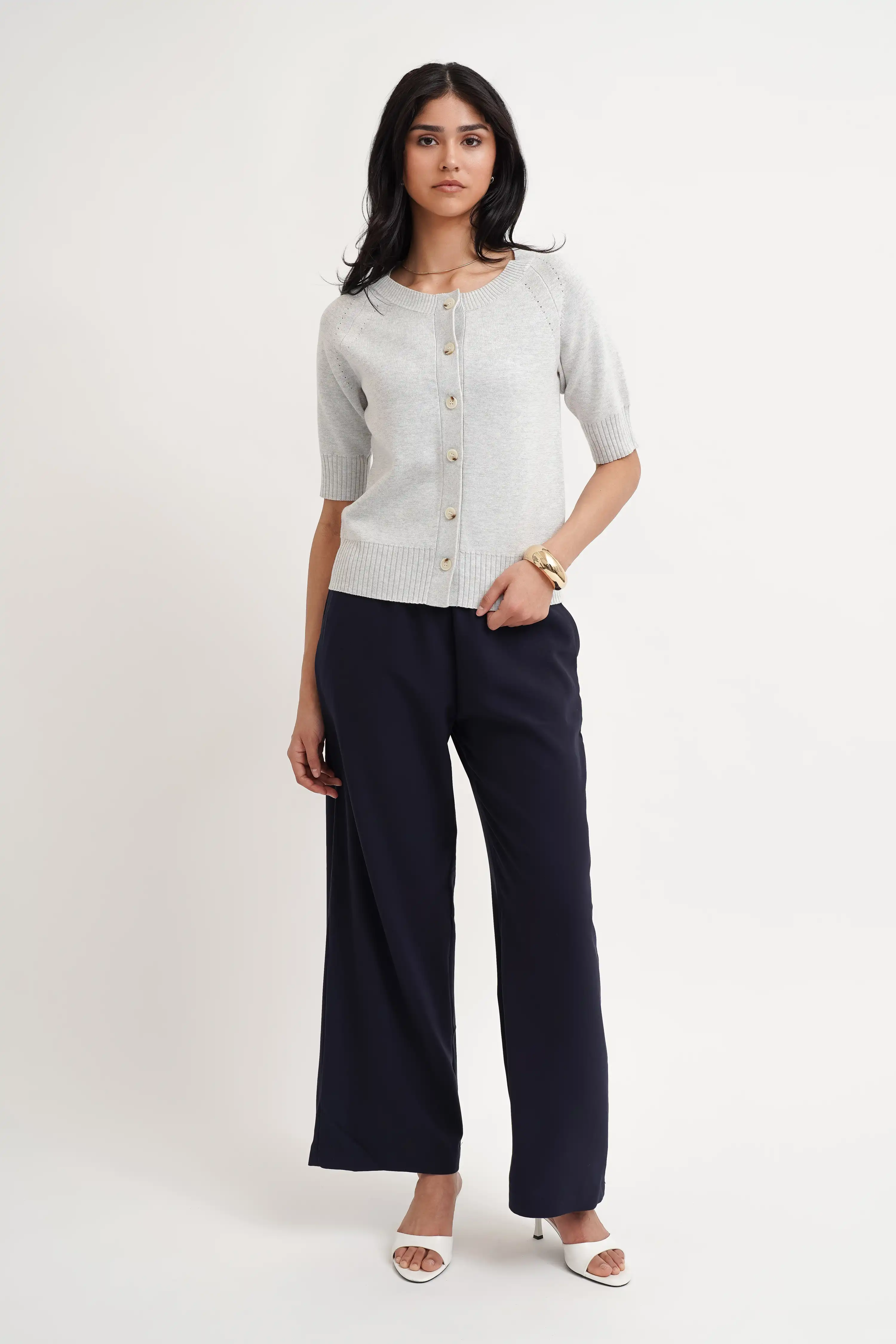 The Soft Structure Short Sleeve Cardigan - Image 2